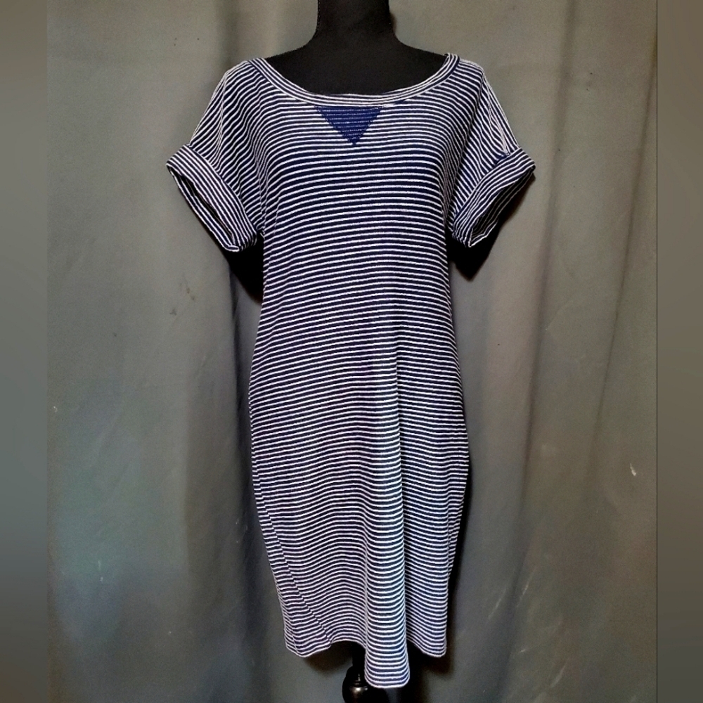 Splendid Blue Striped Dress Size Small